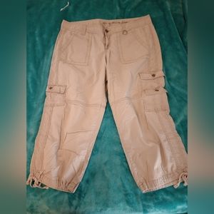 Apt 9 Utility Capri's Sz 14 Khaki